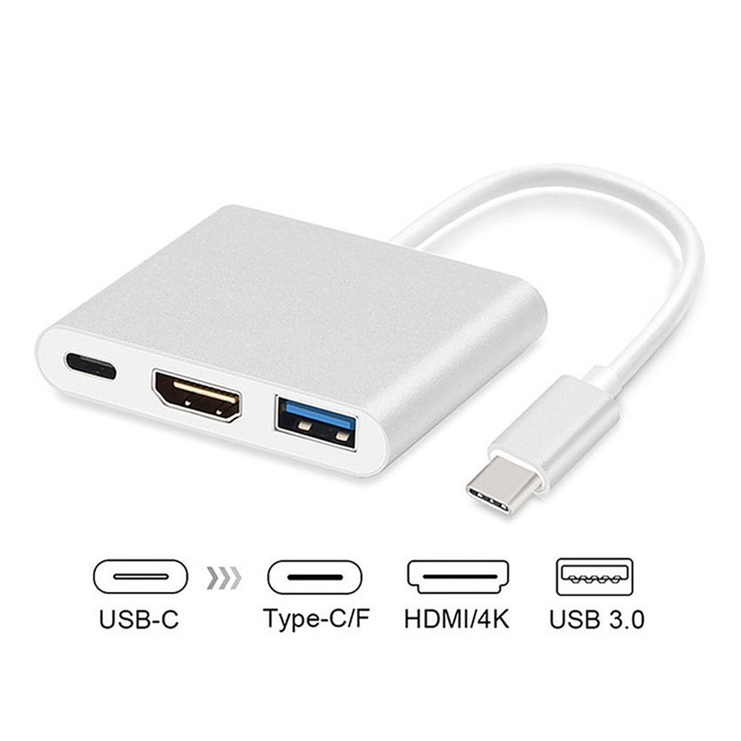 Adattatore USB-C - HDMI / USB 3.0 / USB-C Maclean MCTV-840