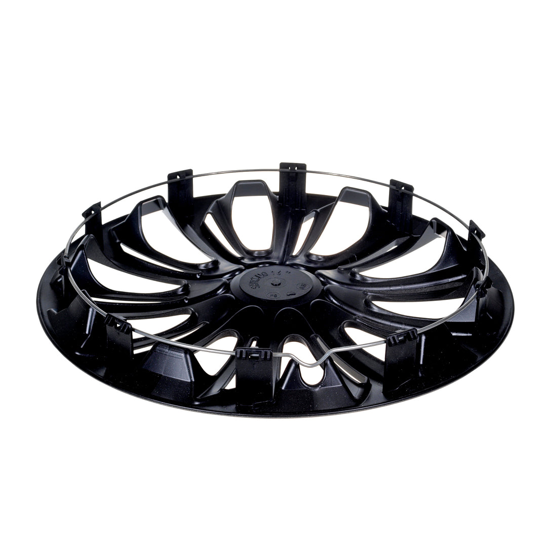 Tappi 14" STRONG Duocolor nero e argento 4 pezzi