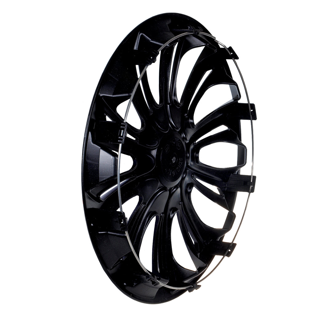 Tappi 14" STRONG Duocolor nero e argento 4 pezzi