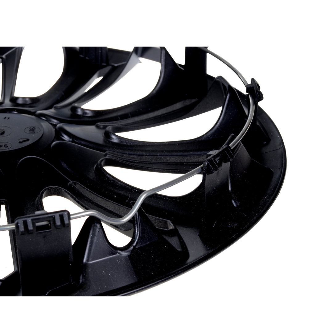 Tappi 14" STRONG Duocolor nero e argento 4 pezzi
