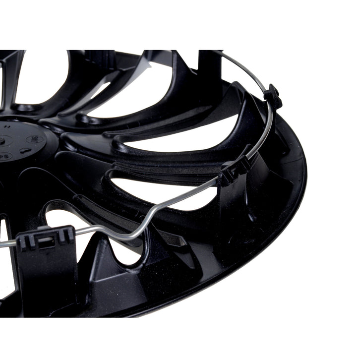 Tappi 14" STRONG Duocolor nero e argento 4 pezzi