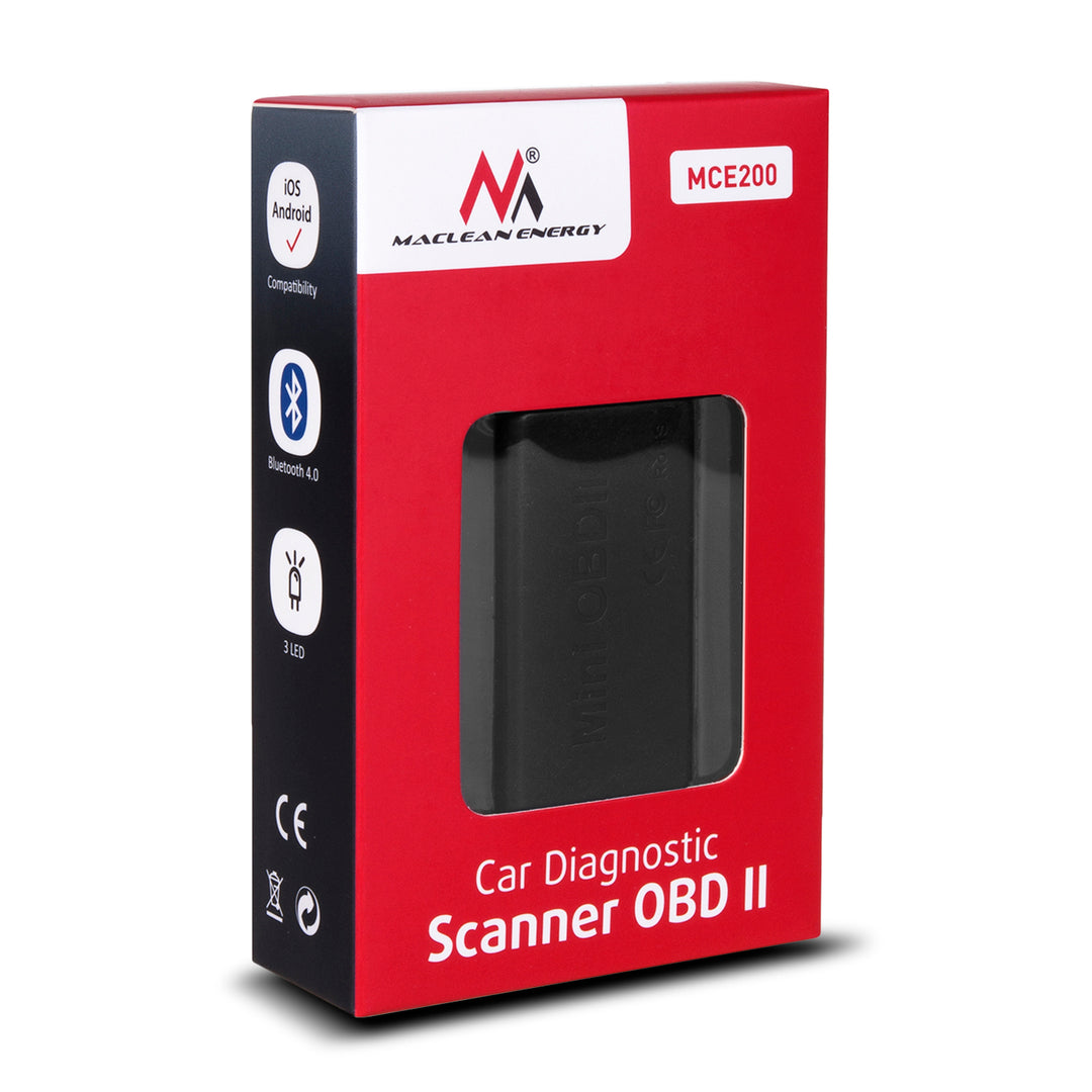 OBDII Bluetooth 4.0 Android IOS Interface Maclean Energy MCE200