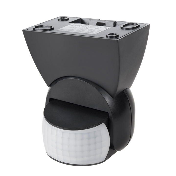 Rilevatore di movimento a infrarossi PIR moderno Maclean Energy MCE201B gamma 12m nero IP65