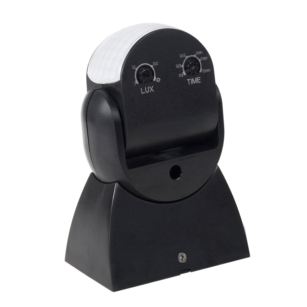 Rilevatore di movimento a infrarossi PIR moderno Maclean Energy MCE201B gamma 12m nero IP65