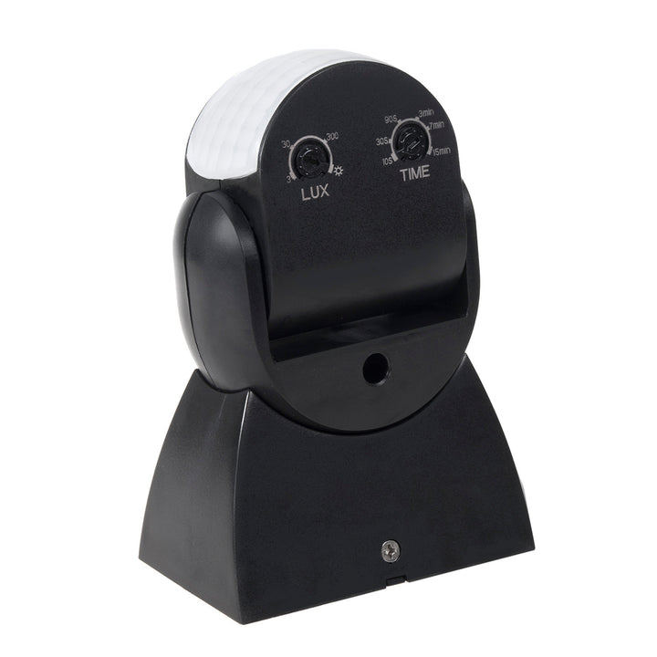 Rilevatore di movimento a infrarossi PIR moderno Maclean Energy MCE201B gamma 12m nero IP65