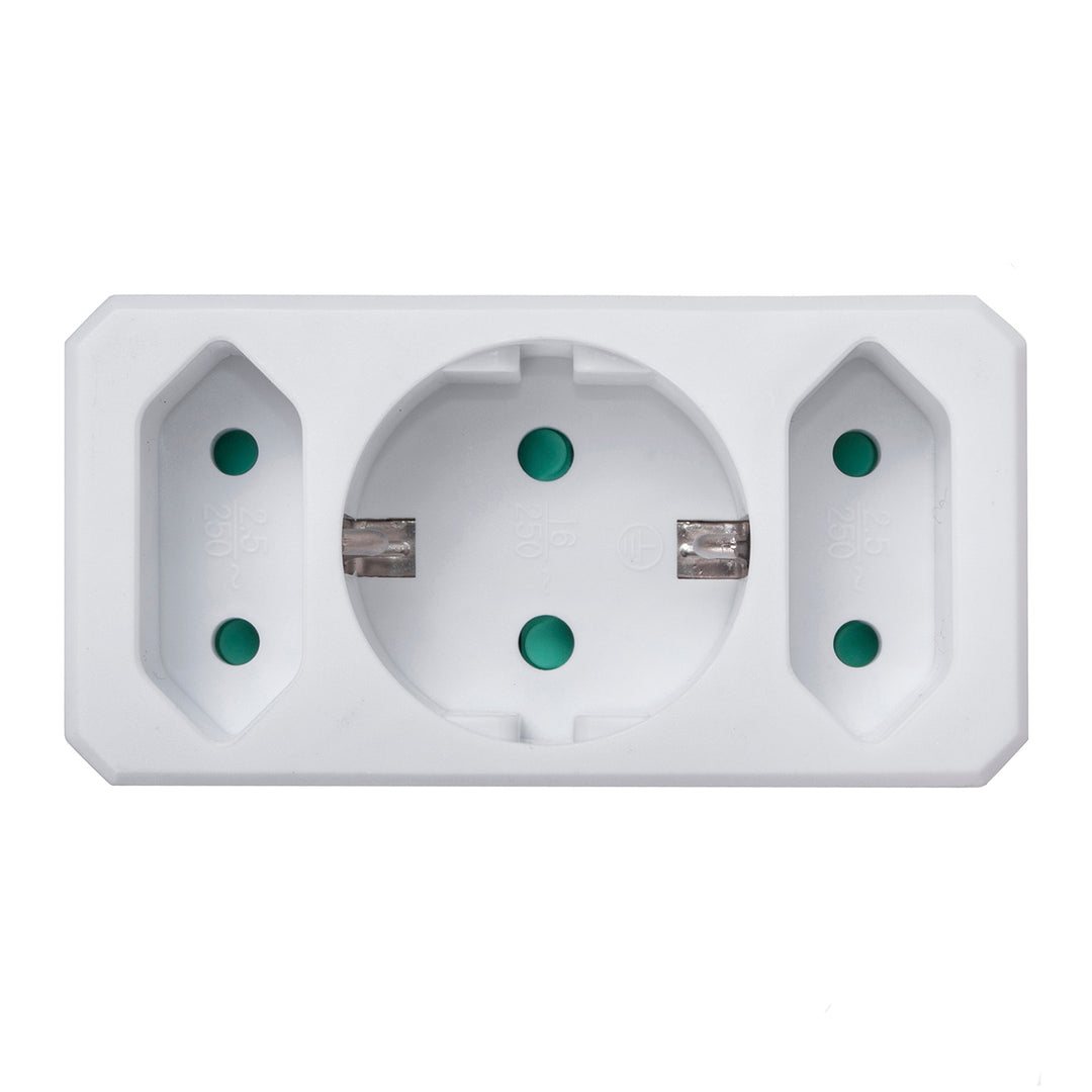 Spina multipla 1x16 Maclean Energy MCE211 1x16A con RANAARDE