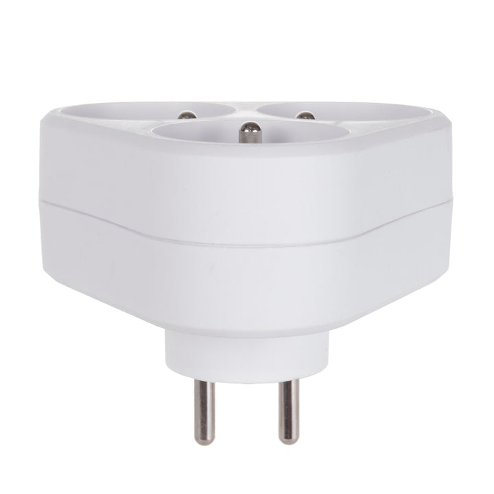 Presa tripla con terra Maclean Energy MCE214 16A