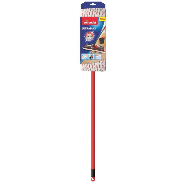 Vileda ultramax Flat MOP con asta telescopica Pavimenti puliti - mani asciutte