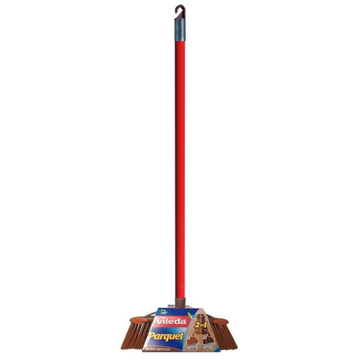 Vileda 2in1 Parquet Brush Spazzola per parquet con Stiehl