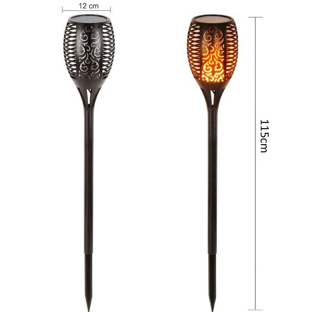 GreenBlue GB156 TrueFlame Solar Torch Light con Flickering Flame