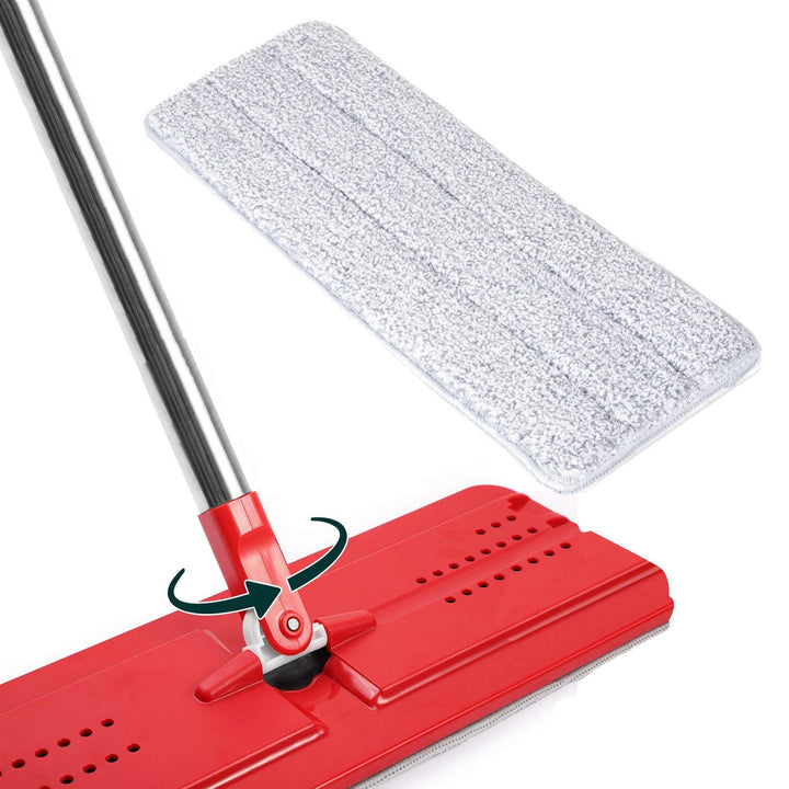 Mop piatto con secchio e spremi GreenBlue MaxiClean GB850 + due inserti in microfibra HQ