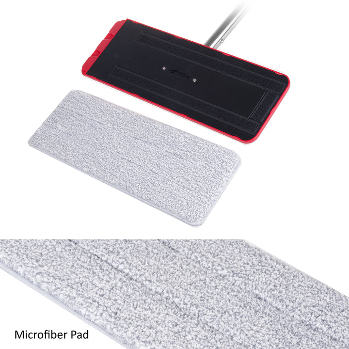 Mop piatto con secchio e spremi GreenBlue MaxiClean GB850 + due inserti in microfibra HQ