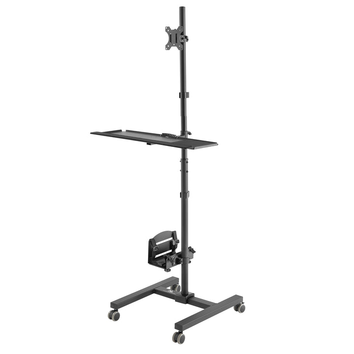 Scrivania Supporto per Monitor/Pc Mobile Regolabile Maclean Brackets MC-793
