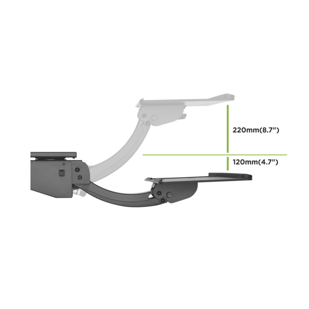 Supporto tastiera ripiano per tastiera  Maclean Brackets MC-795