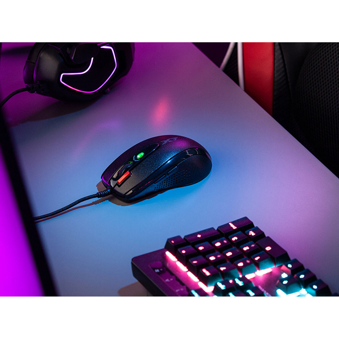 Mouse X710 XGame Extra Fire 2000 DPI A4Tech nero Oscar
