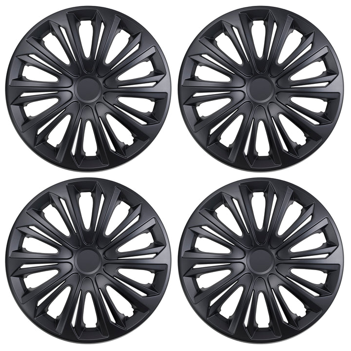 Set di 4 Copricerchi 14 " STRONG colore nero opaco
