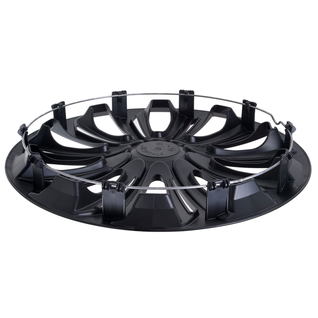 Set di 4 Copricerchi 14 " STRONG colore nero opaco