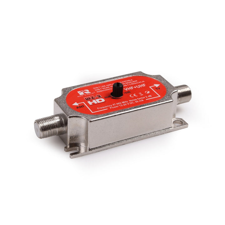 AMPLIFICATORE ANTENNA DAB UHF DVB-T VHF CON REGOLAZIONE