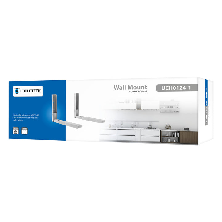 Supporto a parete per forno a microonde MC-01 30kg lunghezza gamba regolabile