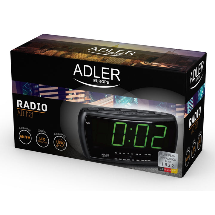 Radiosveglia fm/am a led adler ad1121 qualità