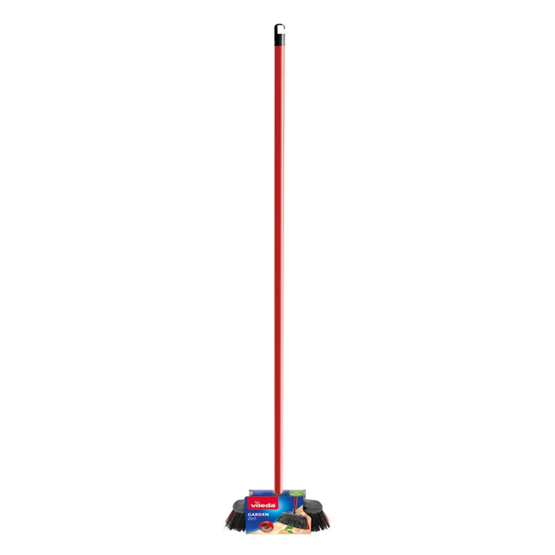 Vileda scopa per esterni con barra Garden 2in1