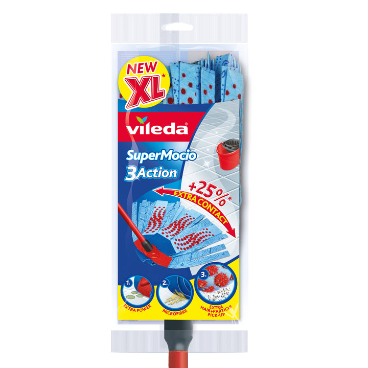 VILEDA MOP BELT SuperMocio 3 ACTION VELOR + KIJ