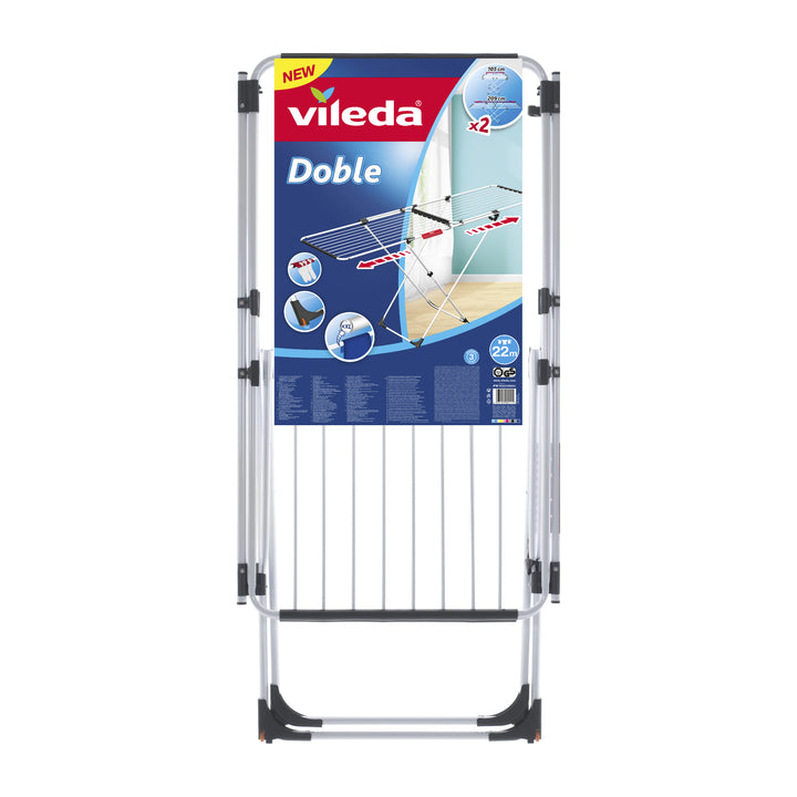 Vileda Doble mobile lavabiancheria lunghezza fino a 209 cm
