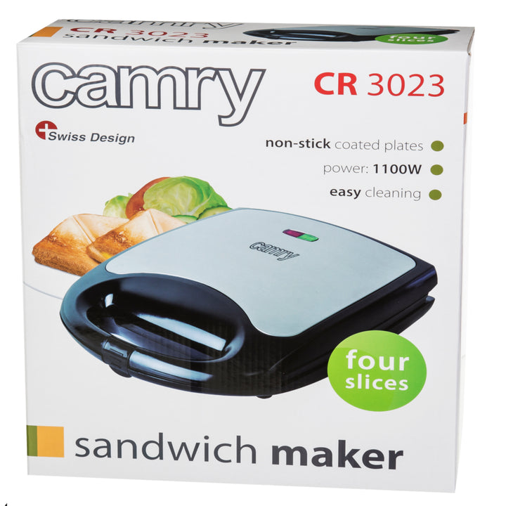 Tostapane antiaderente per toast Sandwich Camry CR3023