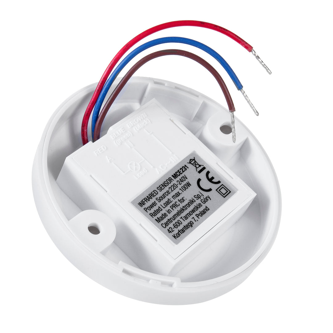 Sensore a soffitto con sensore di movimento PIR Maclean Energy MCE231 portata max 100 W (LED) 6 m