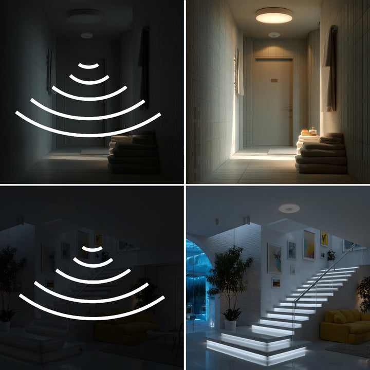 Sensore a soffitto con sensore di movimento PIR Maclean Energy MCE231 portata max 100 W (LED) 6 m