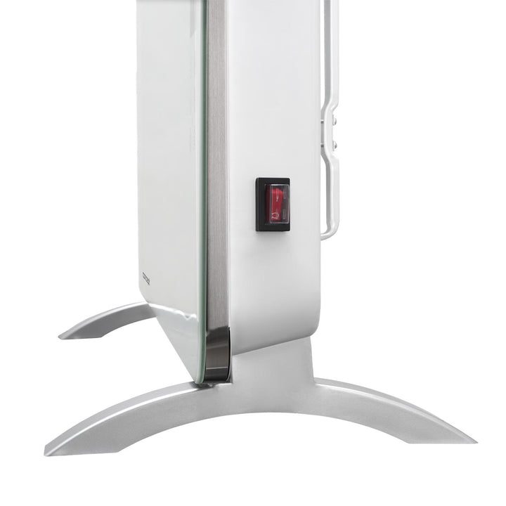 Convettore elettrico temperato in vetro Concept KS4000 bianco