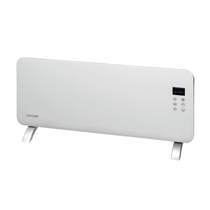 Convettore elettrico temperato in vetro Concept KS4000 bianco