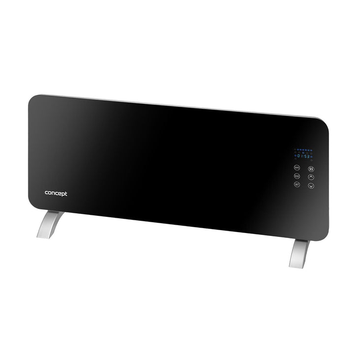 Convettore elettrico vetro temperato Concept KS4010 nero
