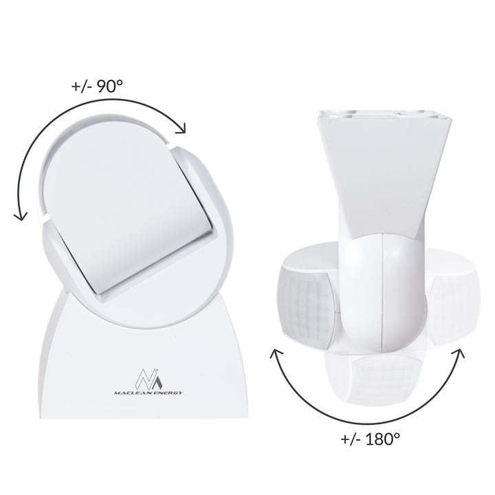Sensore di movimento a infrarossi con telecomando IP65, max 800 W (lampadina), max 1200 W (LED) MCE241 Maclean Energy