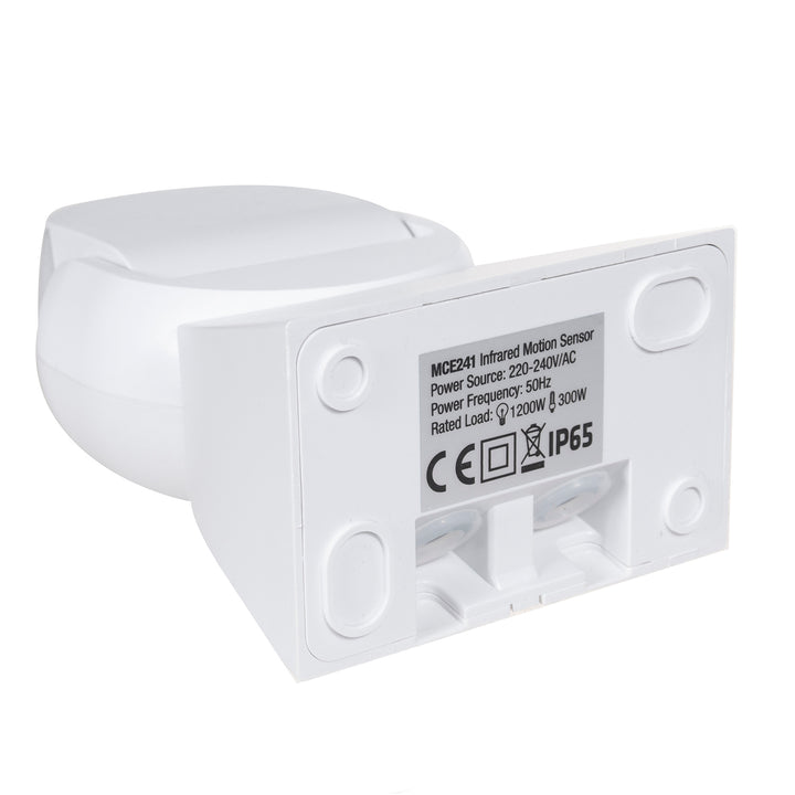 Sensore di movimento a infrarossi con telecomando IP65, max 800 W (lampadina), max 1200 W (LED) MCE241 Maclean Energy
