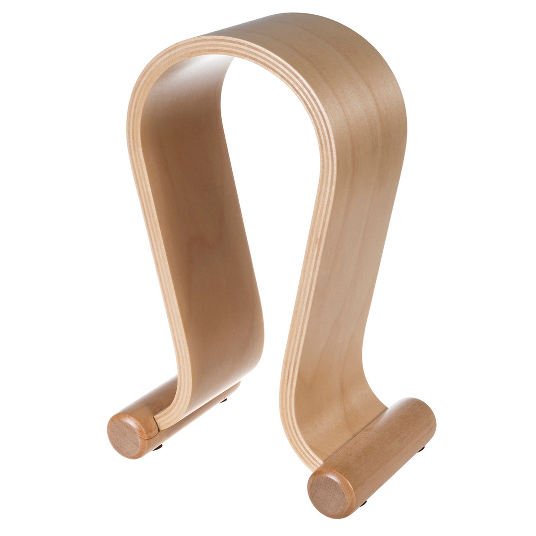 Supporto per cuffie Maclean MC-815O, in legno, rovere chiaro colore rovere