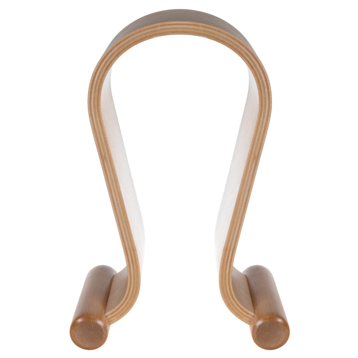 Supporto per cuffie Maclean MC-815O, in legno, rovere chiaro colore rovere