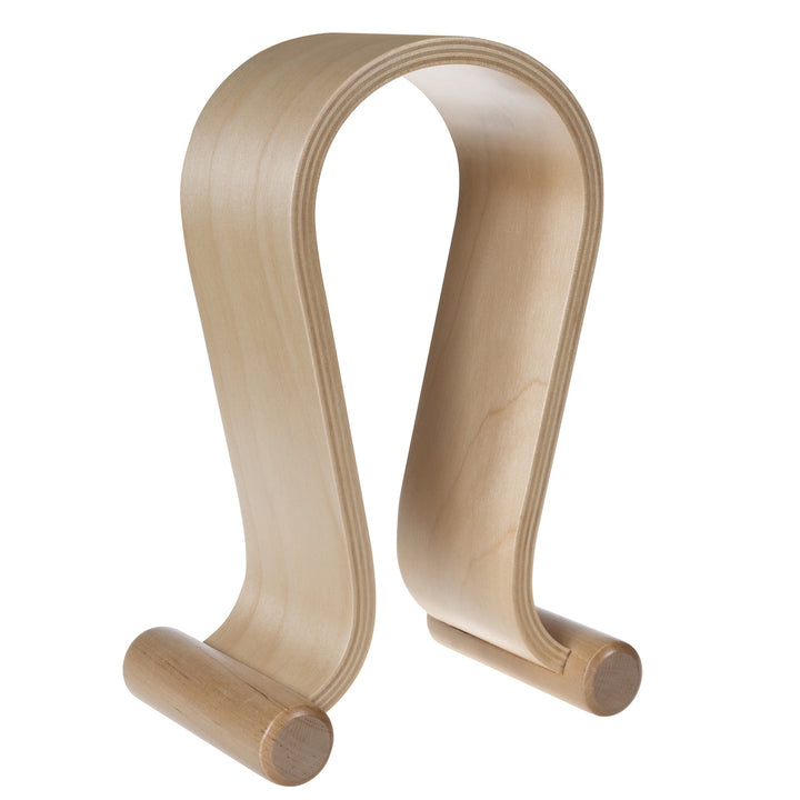 Supporto per cuffie Maclean MC-815O, in legno, rovere chiaro colore rovere