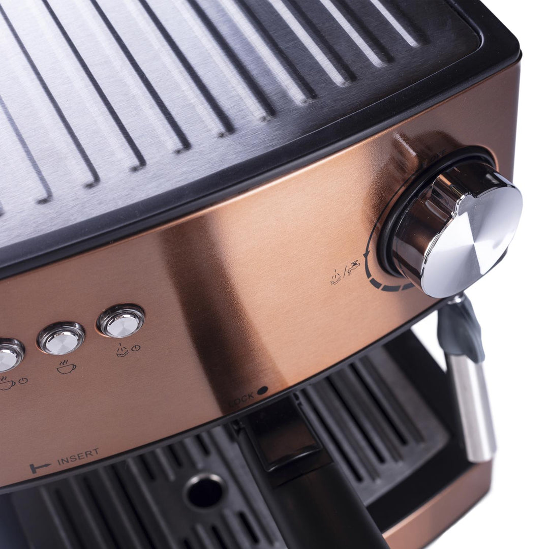 Macchina per caffè espresso Adler, 15 bar, 850W, montalatte, AD4404cr