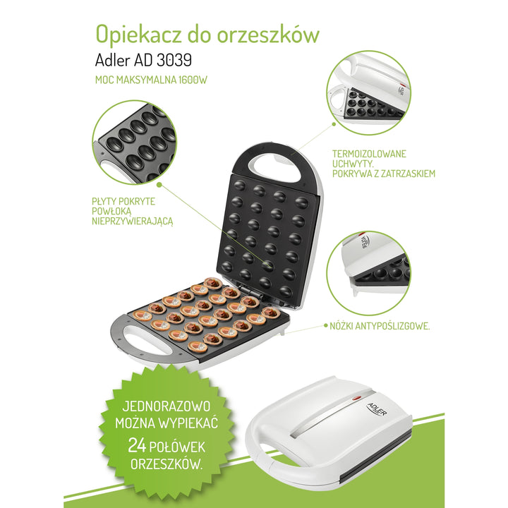 Macchina per biscotti  1600 W AD 3039 ADLER 220-240 V