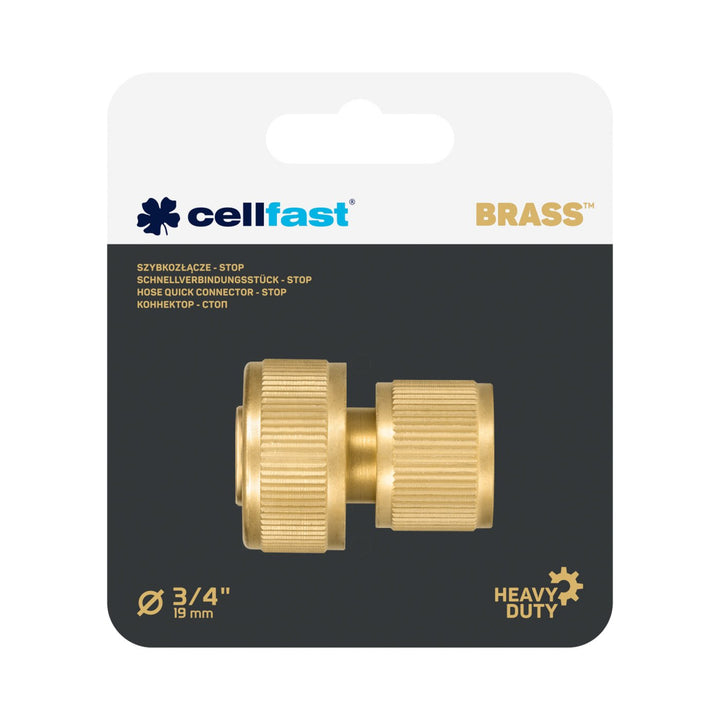 Connettore rapido ottone 3/4 "Cellfast ottone 52-825