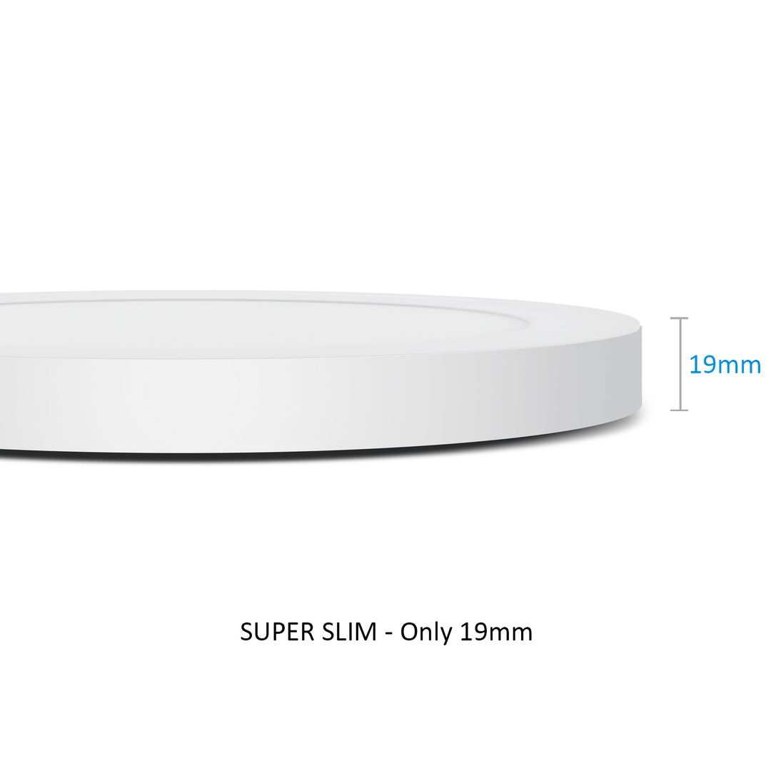 Panello LED tondo 18 W tondo  6in1 3 colori diversi modelli