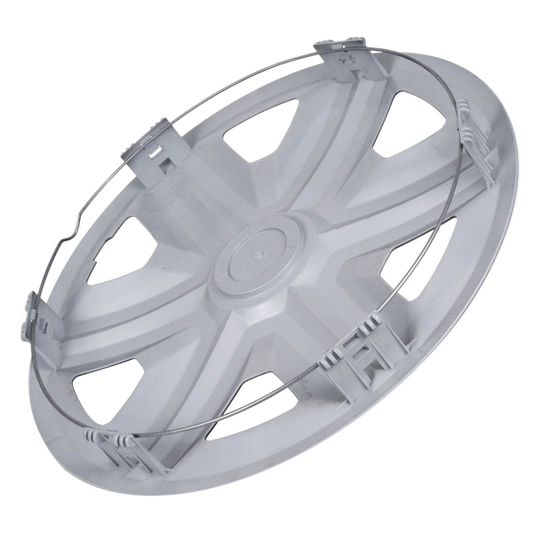 Coprimozzi universali 16" NRM ACTION Doublecolor argento/nero 4 pezzi