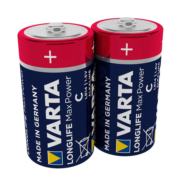 2x batterie alcaline Varta Longlife Max Power R14