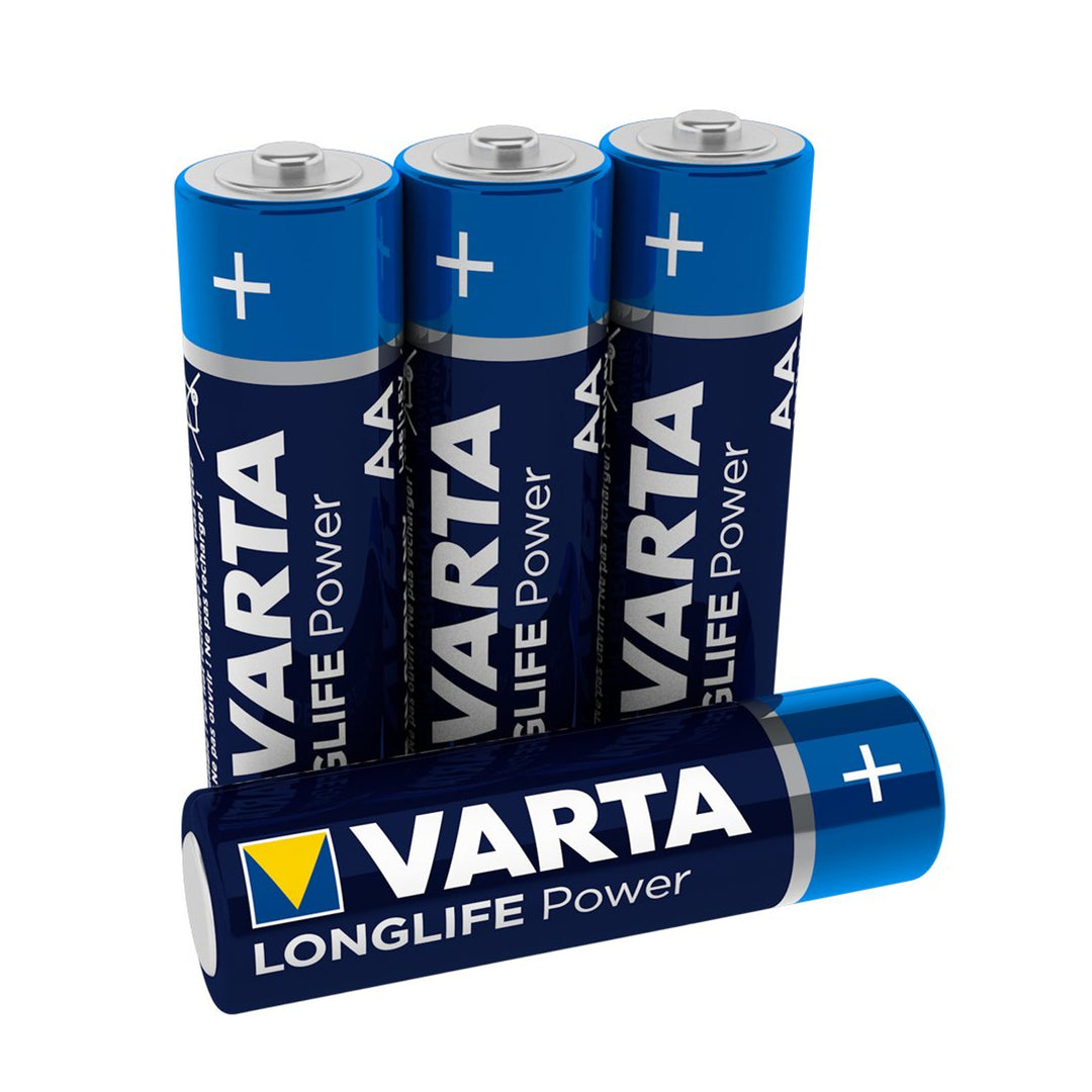 4x batterie Varta Longlife Power AA LR6 R6 alcaline