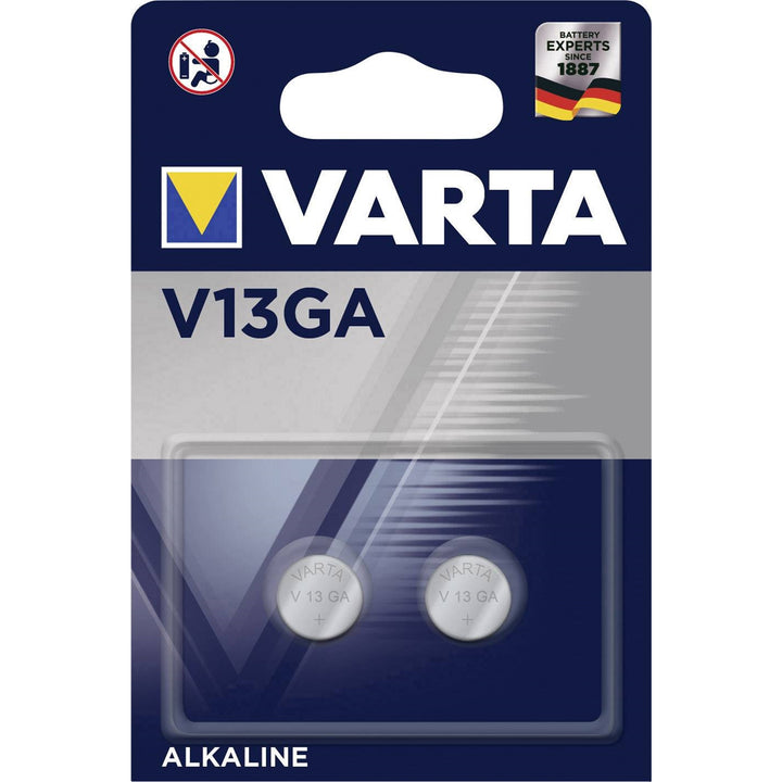 2x batterie Varta V13GA LR44 AG13 alcaline, alta qualità
