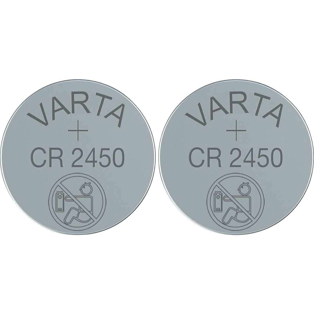 BATTERIA CR2450 3V LITOWA VARTA PROFESSIONAL - 2 pezzi