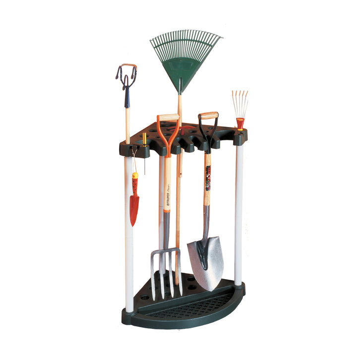 Supporto per attrezzi da giardino CORNER TOOL RACK costruzione solida