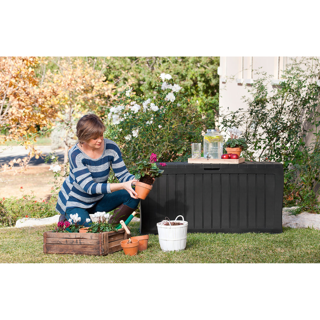Scatola da giardino Keter Marvel Plus Scatola portaoggetti 270L antracite