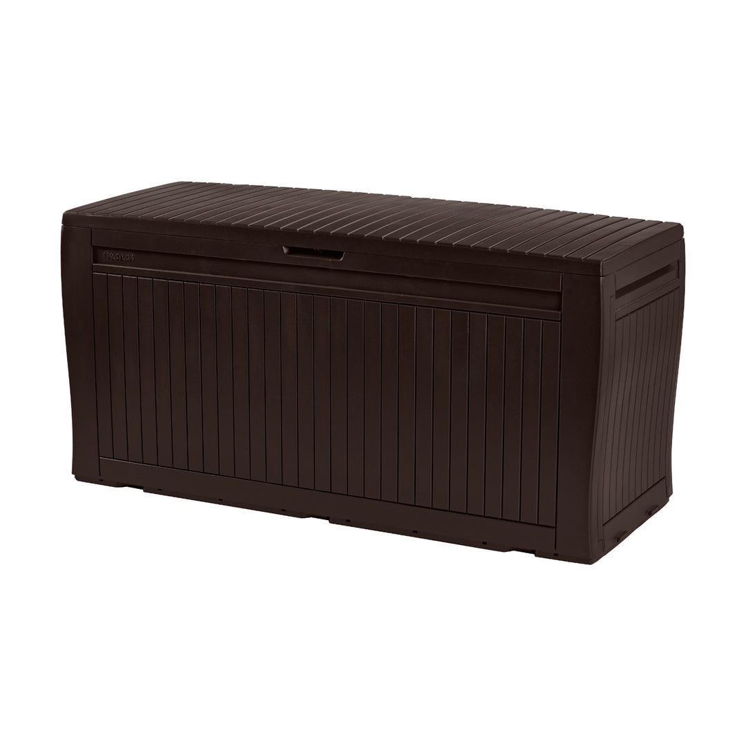 Scatola da giardino Keter Comfy 270L marrone spaziosa e resistente